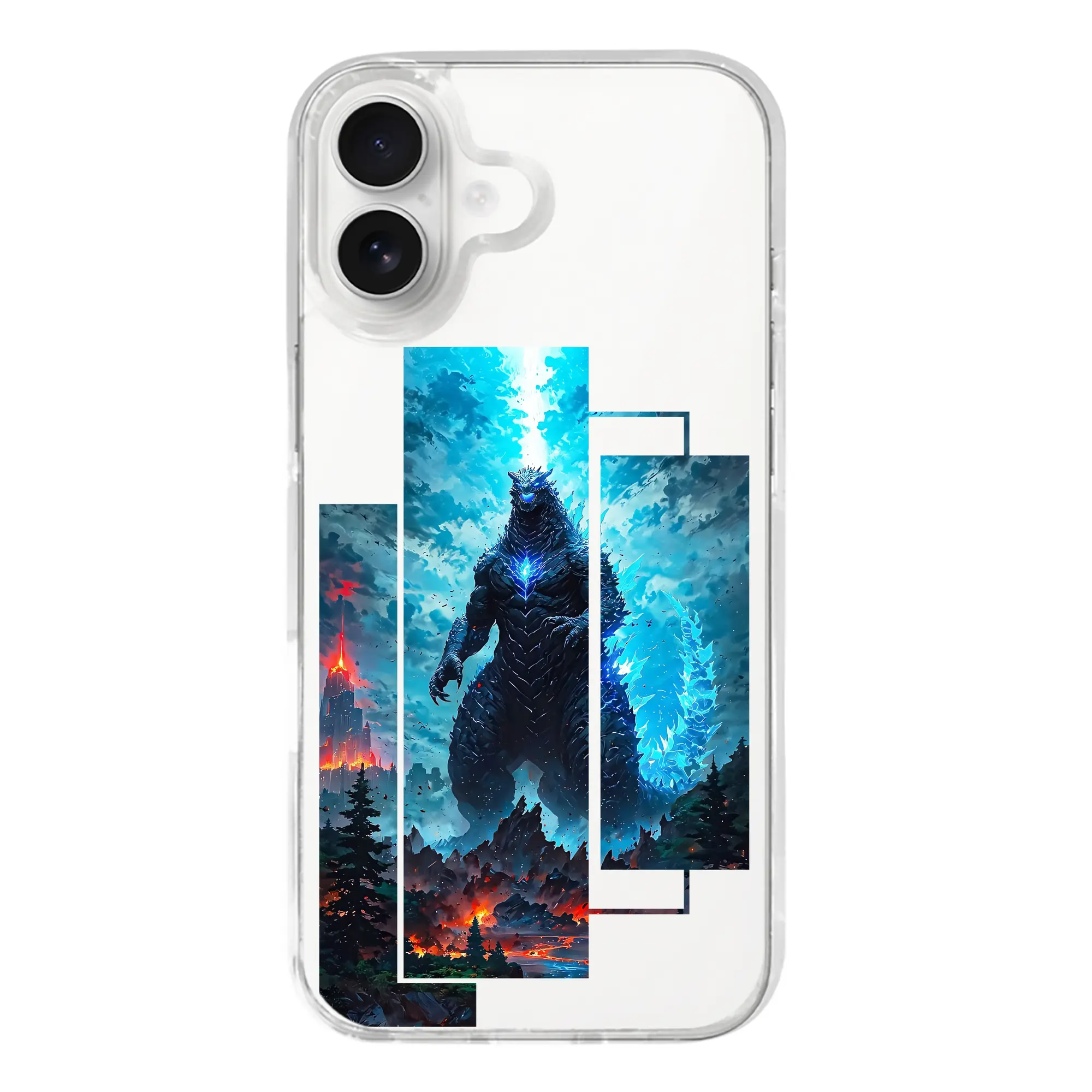 ゴジラ グッズ,ゴジラ - iPhone 17シリーズ 透明スマホケース – 薄型・耐衝撃・精密フィット保護カバー